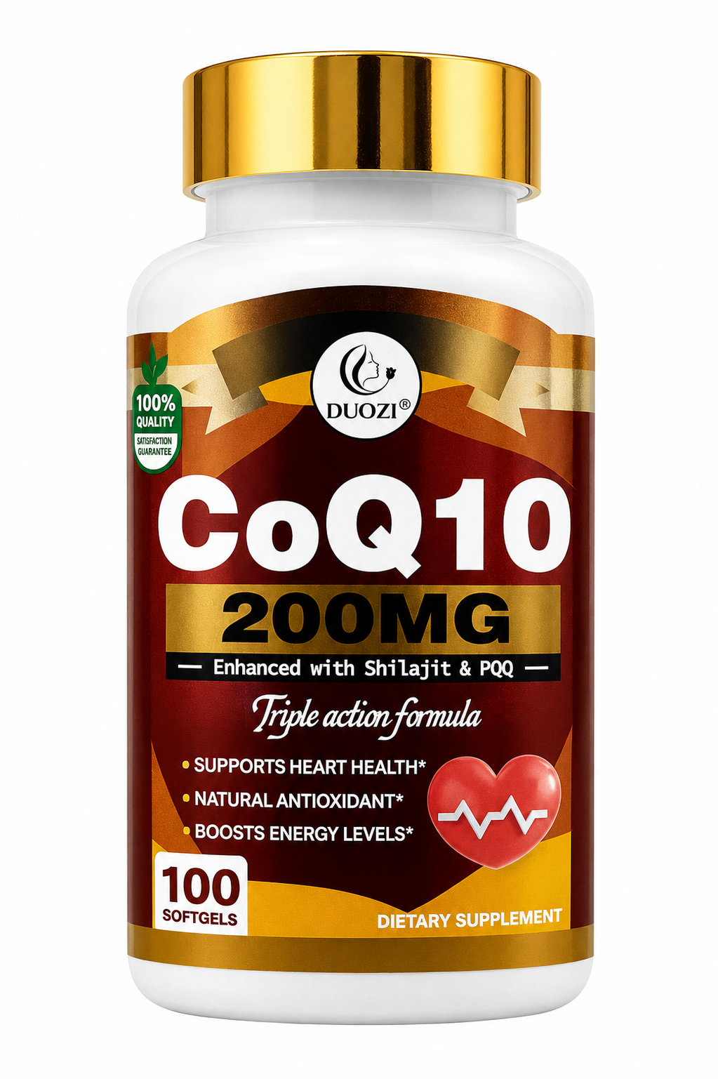 Duozi CoQ10 200mg Softgels