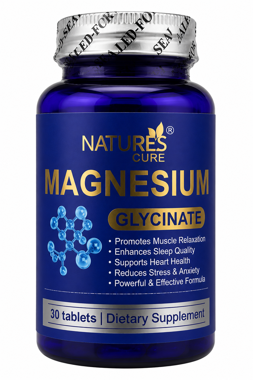 Nature's Cure Magnesium Glycinate Tablets