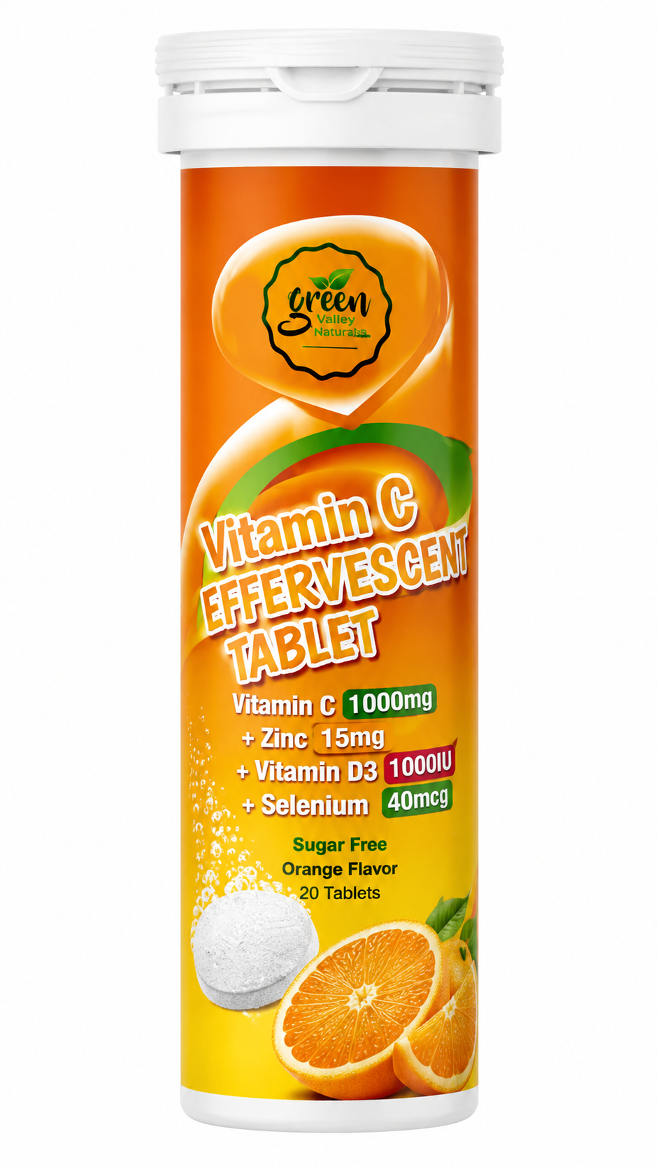 Vitamin C 1000mg + Zinc Effervescent Tablets