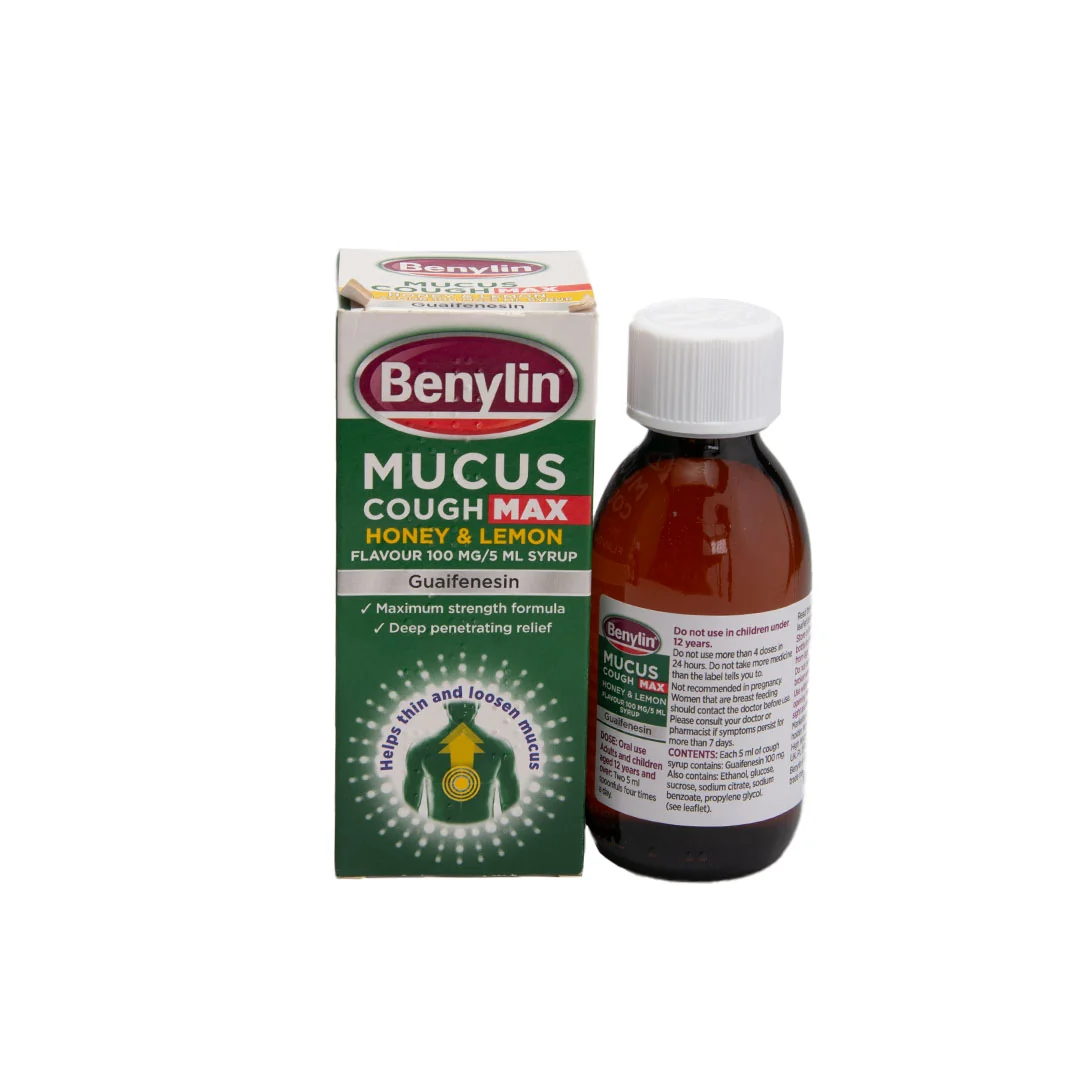 Benylin Mucus Cough Max Honey & Lemon Syrup