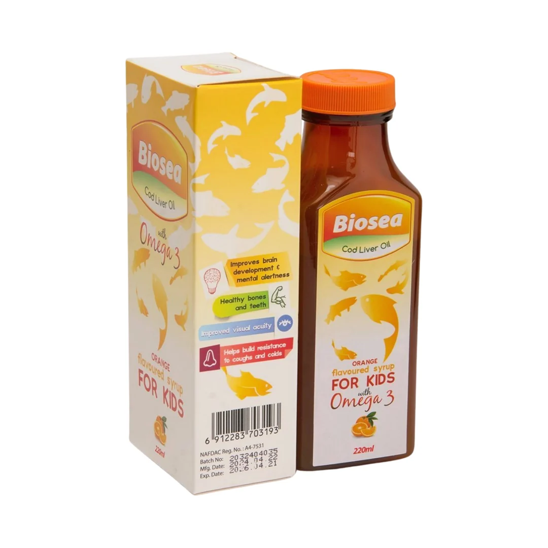 Biosea Cod Liver Oil With Omega-3 Syrup