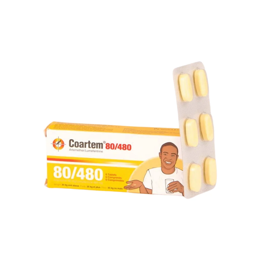Coartem 80/480mg (6 Tablets): Gold Standard Malaria Treatment