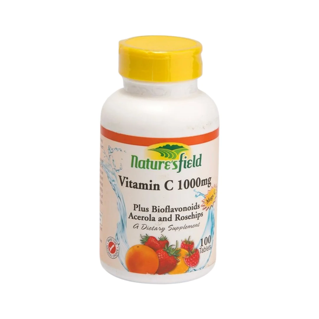Natur's Field Vitamin C 1000mg + Bioflavonoid/Acerola / Rosehips