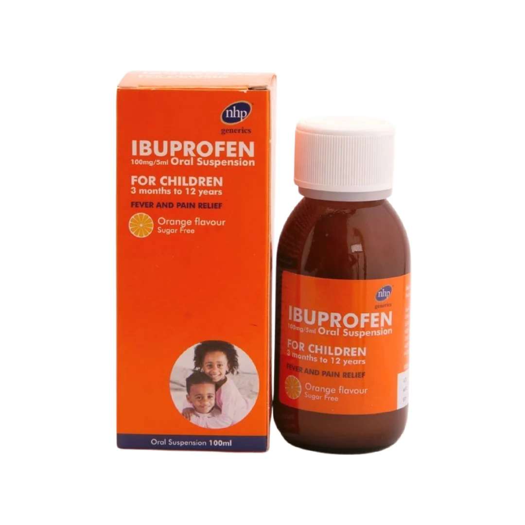 Nhp Ibuprofen Oral Suspension 3 Months - 12 Years 100ml
