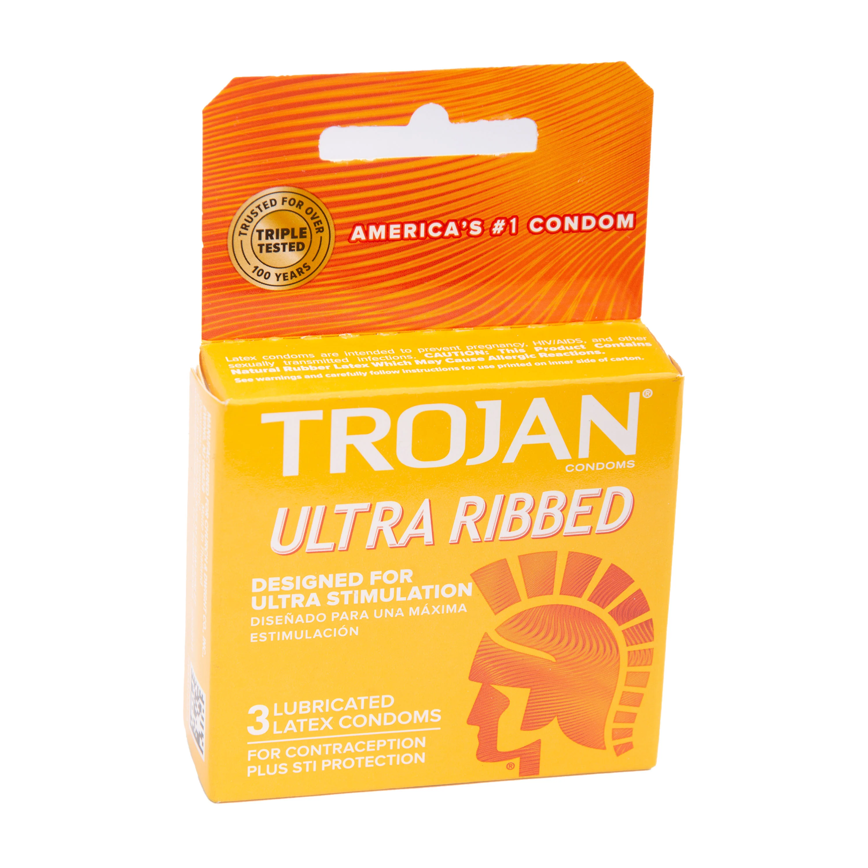 Trojan Ultra Ribbed Condom